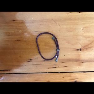 David Yurman brown leather bracelet